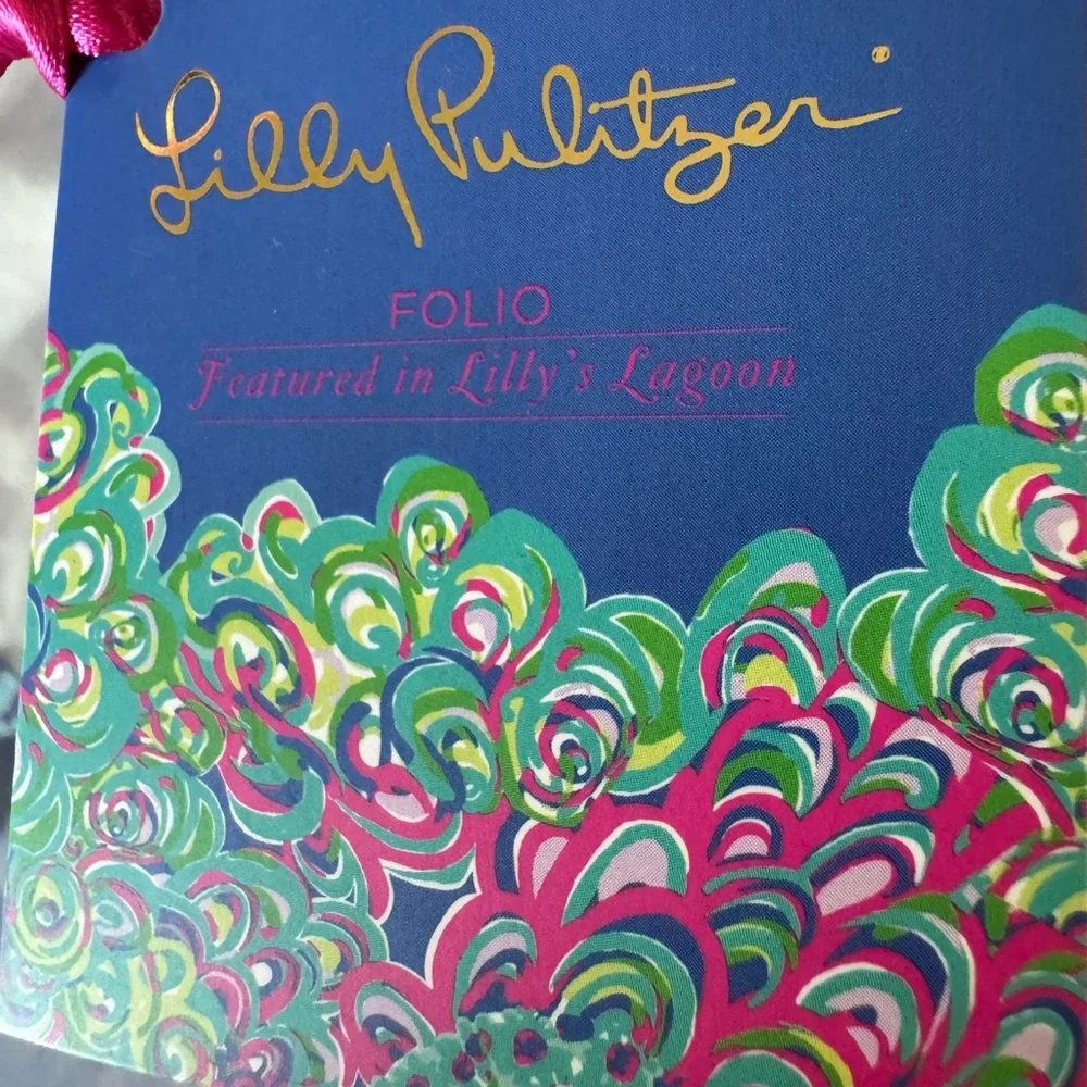 Lilly Pulitzer Agenda Folio Computer or Laptop Holder Case Sleeve Bag